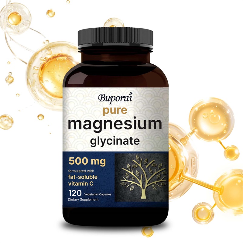 Magnesium Glycinate Capsule - Magnesium Glycinate Capsules - Supports Muscle,