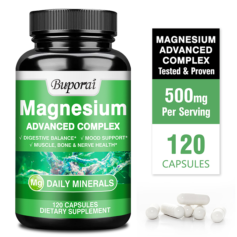 Magnesium Glycinate Capsule - Magnesium Complex Capsules - Brain, Sleep,
