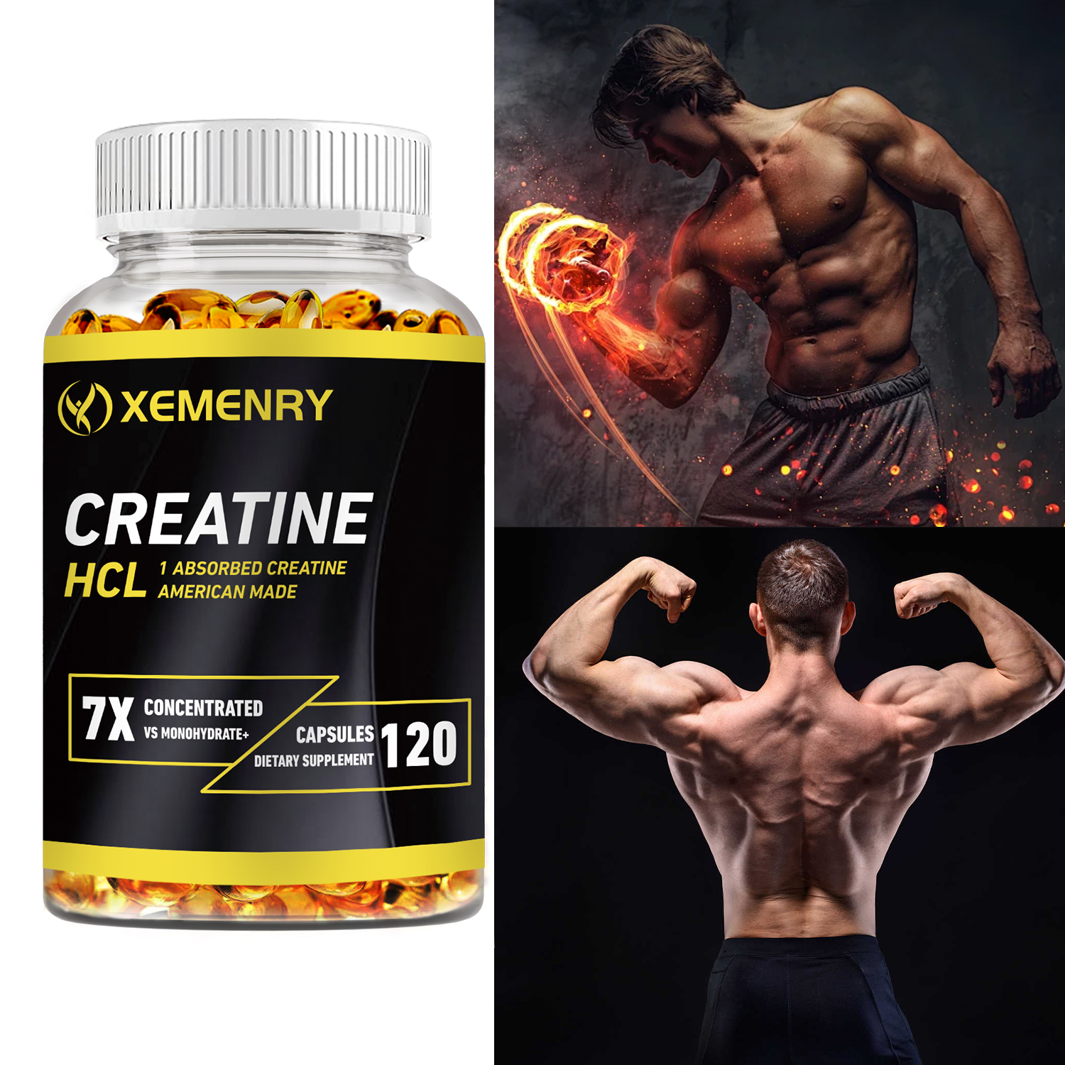 Creatine Hcl Capsule - Creatine HCl - Boost Muscle Strength