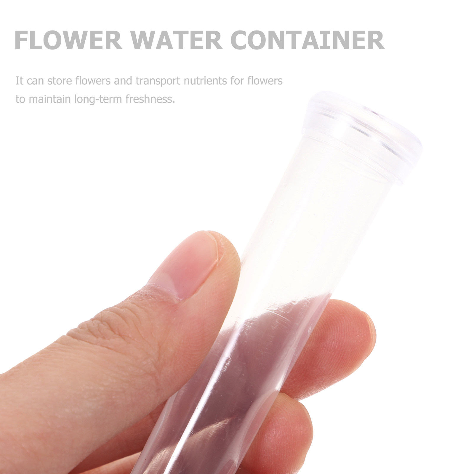 Nutrition & Fitness Hub Photos - 50Pcs Fresh Flower Water Tubes Premium