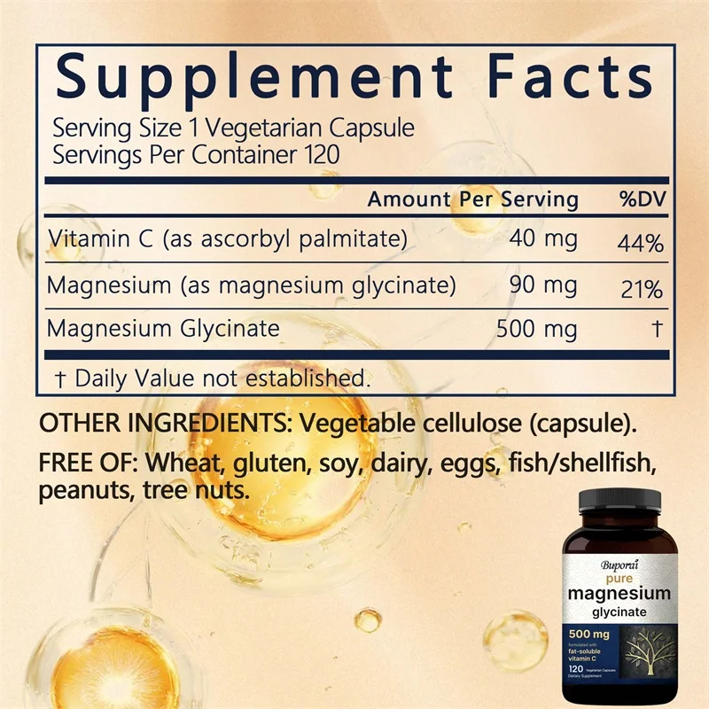 Magnesium Glycinate Capsules - – Magnesium Glycinate Capsule Bewertung und Preis
