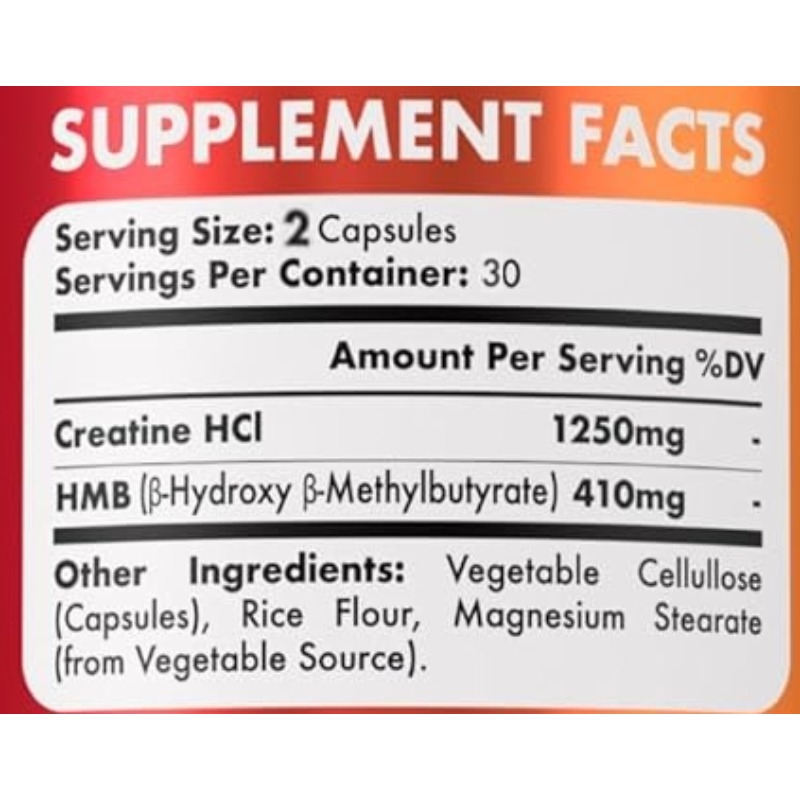 Creatine HCL contain HMB - a m – Creatine Hcl Capsule Bewertung und Preis