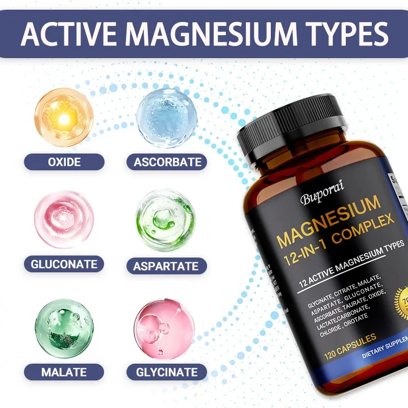 Magnesium Complex Capsules - S – Magnesium Glycinate Capsule Bewertung und Preis