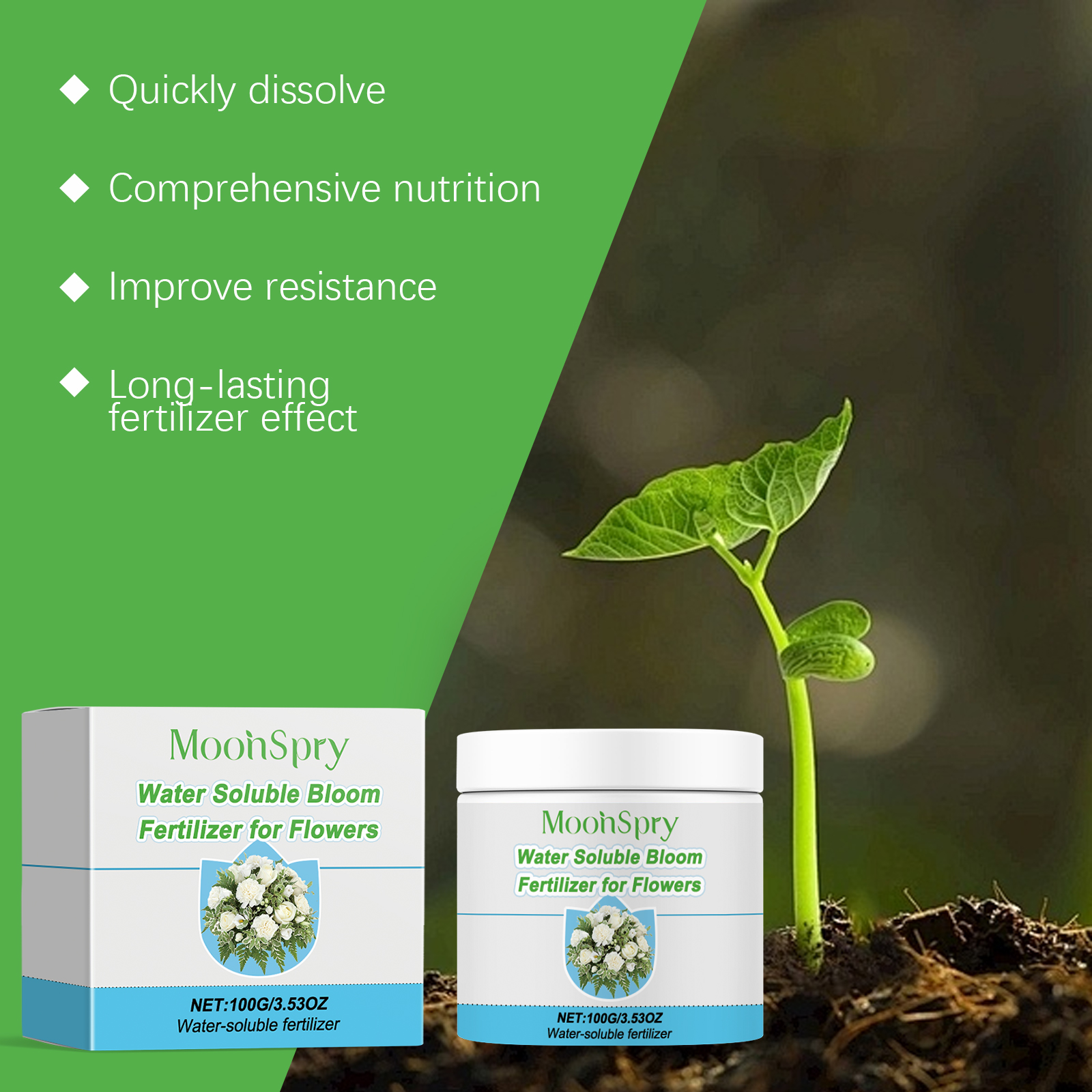 Water Soluble Bloom Fertilizer – Roots Nutrition & Fitness Inglewood Photos Bewertung und Preis