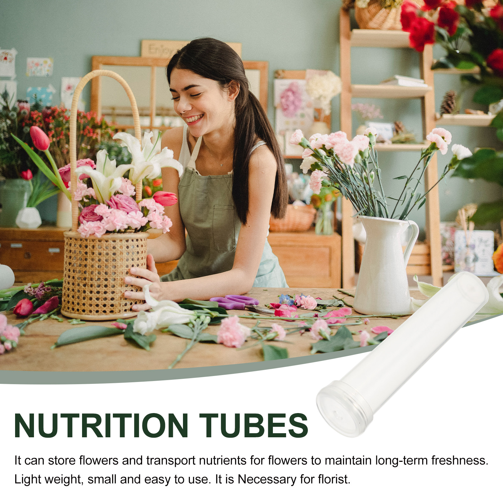 50Pcs Fresh Flower Storage Tub – Nutrition & Fitness Hub Photos Bewertung und Preis