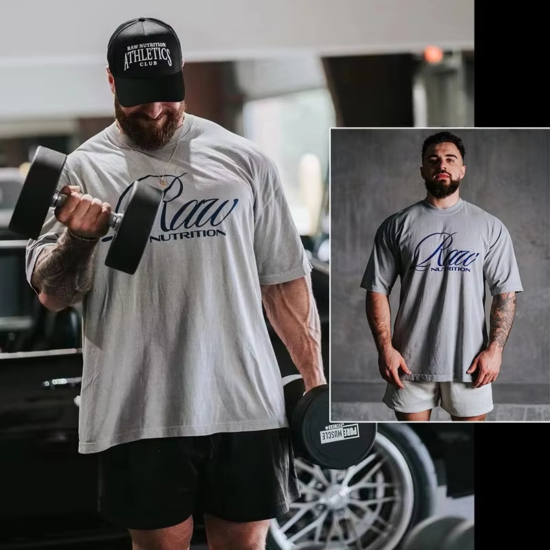 Men's Neutral Tone Gym T-Shirt – Nutrition Fitness Gym Bewertung und Preis