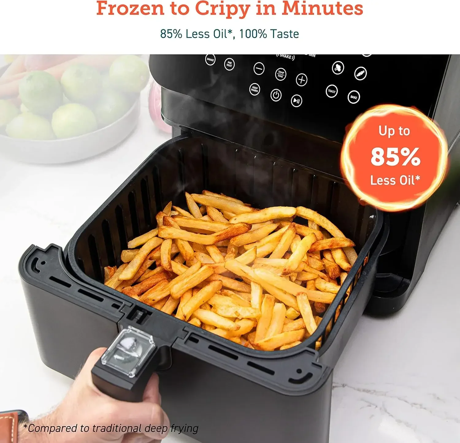 12-in-1 Air Fryer 5.8QT, Toast – Nutrition & Fitness Hub Photos Bewertung und Preis
